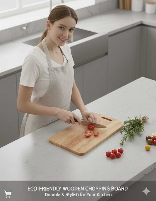 Wooden Chopping Board Serving Platter for Kitchen Vegetables, Fruits & Cheese