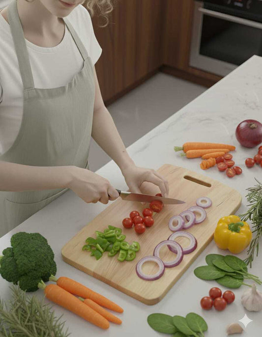 Wooden Chopping Board Serving Platter for Kitchen Vegetables, Fruits & Cheese