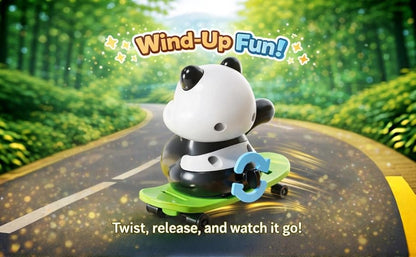 Panda Rotating Toy with Spinning Figure Toy for Kids,