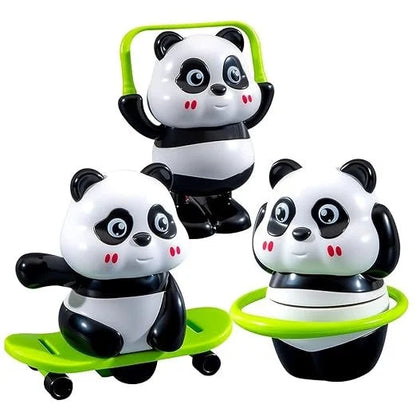 Panda Rotating Toy with Spinning Figure Toy for Kids,