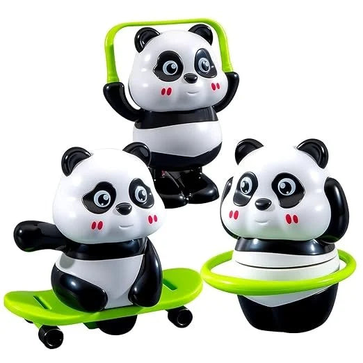 Panda Rotating Toy with Spinning Figure Toy for Kids,