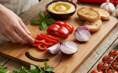 Wooden Chopping Board Serving Platter for Kitchen Vegetables, Fruits & Cheese